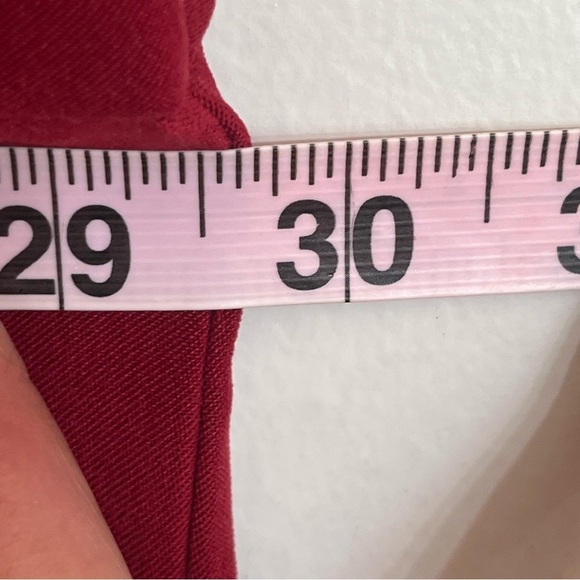 Women’s All American Button Front Tunic Top Embroidered Cranberry Moleskin 24W - Picture 9 of 11